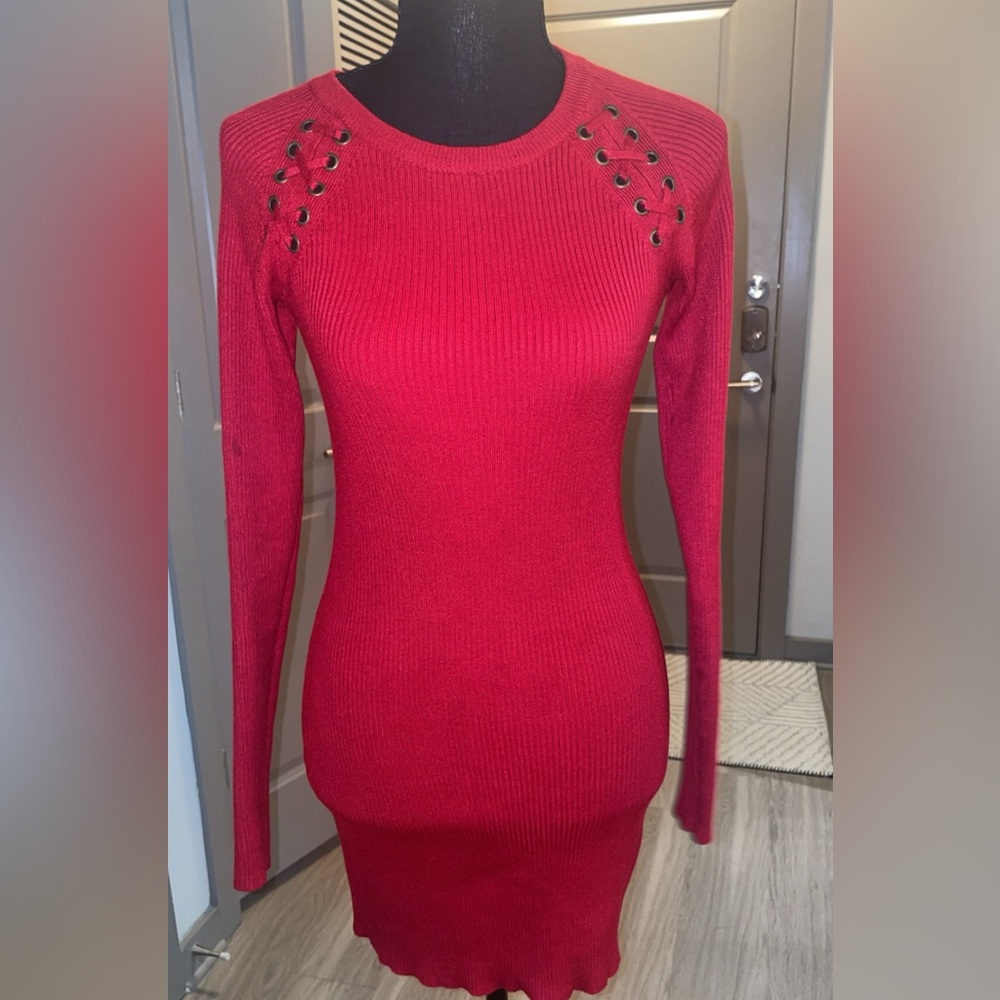 Red dress, size S